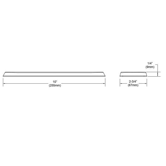 3-Hole Deck Plate/Escutcheon Chrome (Cr), LK132CR