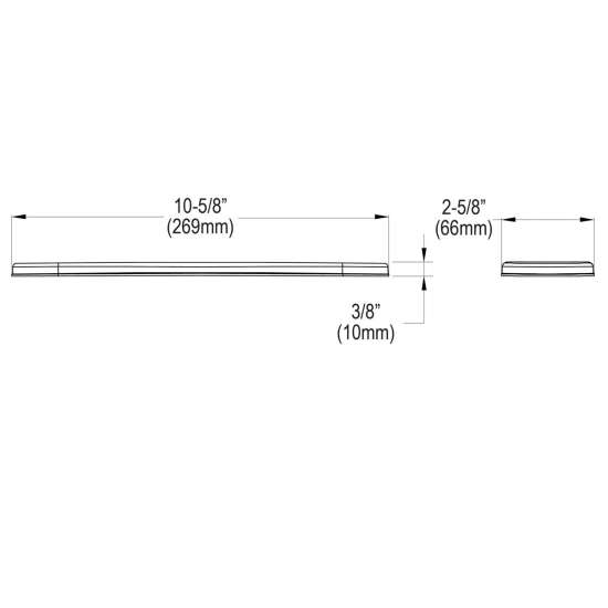3-Hole Deck Plate/Escutcheon Black Stainless (Bk), LK134BK