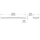 3-Hole Deck Plate/Escutcheon Black Stainless (Bk), LK134BK