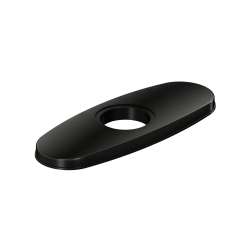 3-Hole Bar Faucet Deck Plate/Escutcheon Black Stainless (Bk), LK135BK