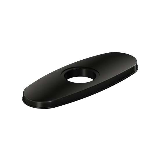 3-Hole Bar Faucet Deck Plate/Escutcheon Black Stainless (Bk), LK135BK