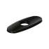 3-Hole Bar Faucet Deck Plate/Escutcheon Black Stainless (Bk), LK135BK