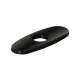 3-Hole Bar Faucet Deck Plate/Escutcheon Black Stainless (Bk), LK135BK