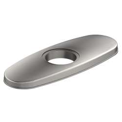 3-Hole Bar Faucet Deck Plate/Escutcheon Lustrous Steel (Ls), LK135LS