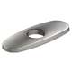 3-Hole Bar Faucet Deck Plate/Escutcheon Lustrous Steel (Ls), LK135LS