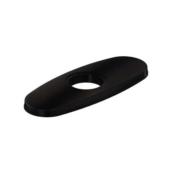 3-Hole Bar Faucet Deck Plate/Escutcheon Matte Black (Mb), LK135MB