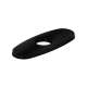 3-Hole Bar Faucet Deck Plate/Escutcheon Matte Black (Mb), LK135MB