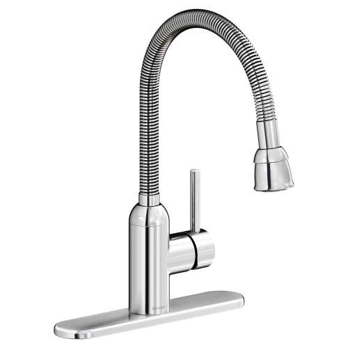 Pursuit Laundry/Utility Faucet With Flexible Spout Forward Only Lever Handle Chrome, LK2500CR