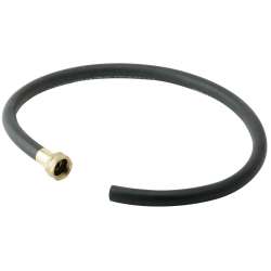 36" Black Heavy Duty Rubber Hose With Standard Female Faucet Hose Connection On One End, LK402