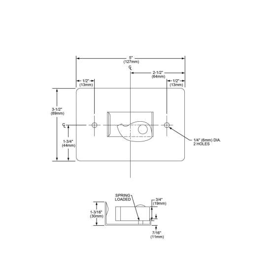 Stainless Steel Hose Hanger, LK404