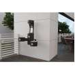 Outdoor Ezh2O Bottle Filling Station Wall Mount With Bi-Level Fountain Non-Filtered Non-Refrigerated Black, LK4409BFBLK