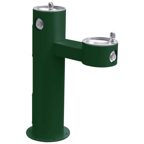 Outdoor Bi-Level Pedestal Fountain Non-Filtered Non-Refrigerated Evergreen, LK4420EVG