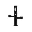Outdoor Ezh2O Upper Bottle Filling Station Tri-Level Pedestal Non-Filtered Non-Refrigerated Black, LK4430BF1UBLK