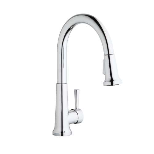 Everyday Single Hole Deck Mount Kitchen Faucet With Pull-Down Spray Forward Only Lever Handle Chrome, LK6000CR