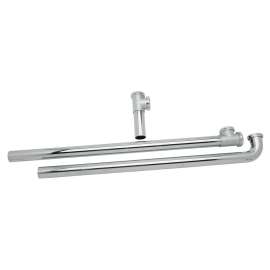 Drain Fitting End Outlet For Triple Bowl Sinks With Aligned Drains, LK76