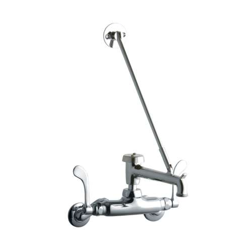 Service/Utility Single Hole Wall Mount Faucet W/7