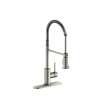 Avado Single Hole Kitchen Faucet With Semi-Professional Spout And Lever Handle Lustrous Steel, LKAV2061LS