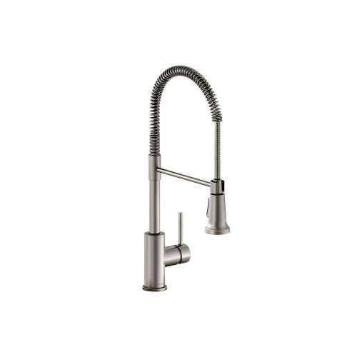Avado Single Hole Kitchen Faucet With Semi-Professional Spout And Lever Handle Lustrous Steel, LKAV2061LS