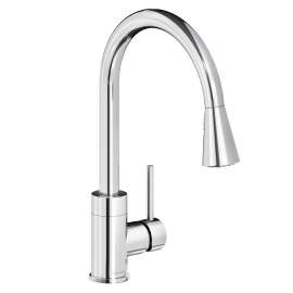 Avado Single Hole Kitchen Faucet With Pull-Down Spray And Forward Only Lever Handle Chrome, LKAV3031CR