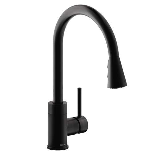 Avado Single Hole Kitchen Faucet With Pull-Down Spray And Forward Only Lever Handle Matte Black, LKAV3031MB