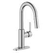 Avado Single Hole Bar Faucet With Pull-Down Spray And Lever Handle Chrome, LKAV3032CR