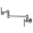 Avado Wall Mount Single Hole Pot Filler Kitchen Faucet With Lever Handles Chrome, LKAV4091CR