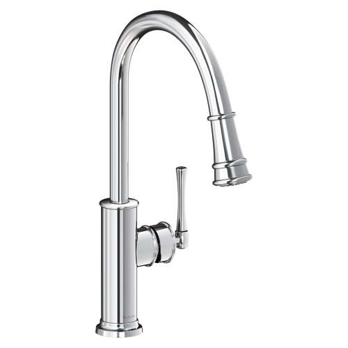 Explore Single Hole Kitchen Faucet With Pull-Down Spray And Forward Only Lever Handle Chrome, LKEC2031CR
