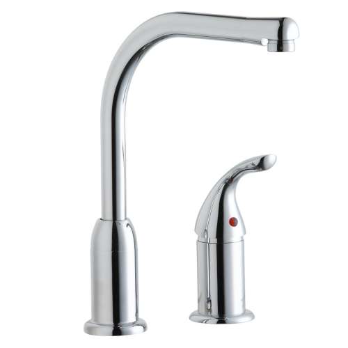 Everyday Kitchen Faucet With Remote Lever Handle Restricted Spout Chrome Kit With Bubbler And Vandal-Resistant Filtration Kit With Filter Status Monitor, LKF413945RSFFC