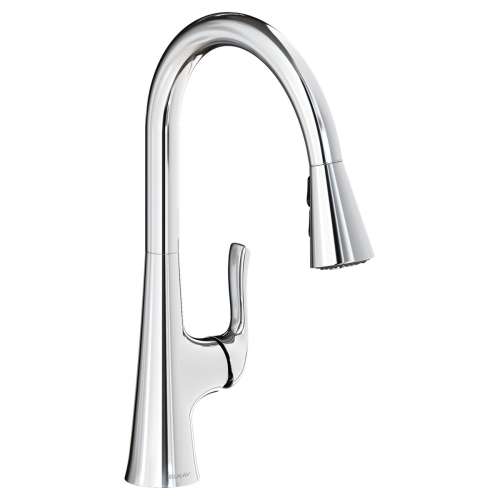 Harmony Single Hole Kitchen Faucet With Pull-Down Spray And Forward Only Lever Handle Chrome, LKHA1041CR