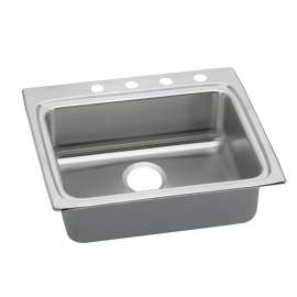 Lustertone Classic Stainless Steel 25" X 22" X 6-1/2", Single Bowl Drop-In Ada Sink, LRADQ2522650