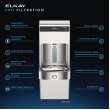 Elkay Pro Filtration Vandal-Resistant Connected Bottle Filling Station&Sgl Ada Cooler Refrig Ultra-Capacity Lead Rd Ss, LVRC8WSPRO