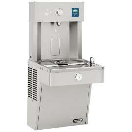 Ezh2O Vandal-Resistant Bottle Filling Station & Single Cooler Filtered Non-Refrigerated Stainless, LVRCDWSK