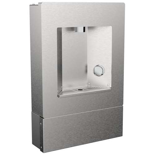 Ezh2O Surface Mount Mechanical Bottle Filling Station Filtered Non-Refrigerated Stainless, LZLMNSSM