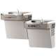 Dual Hands-Free Activation Bi-Level Ada Cooler Filtered Refrigerated Light Gray, LZOOSTL8LC
