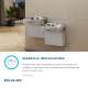 Dual Hands-Free Activation Bi-Level Ada Cooler Filtered Refrigerated Light Gray, LZOOSTL8LC