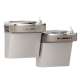 Dual Hands-Free Activation Bi-Level Ada Cooler Filtered Refrigerated Light Gray, LZOOSTL8LC