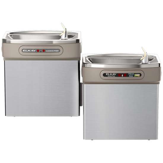Dual Hands-Free Activation Bi-Level Ada Cooler Filtered Refrigerated Stainless, LZOOSTL8SC