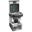 Enhanced Filtered Bottle Filling Station & Single Ada Cooler Midnight Black Lead Reduction Drop Down Wrapper, LZS8WSMP