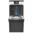 Enhanced Filtered Bottle Filling Station & Single Ada Cooler Midnight Black Lead Reduction Drop Down Wrapper, LZS8WSMP