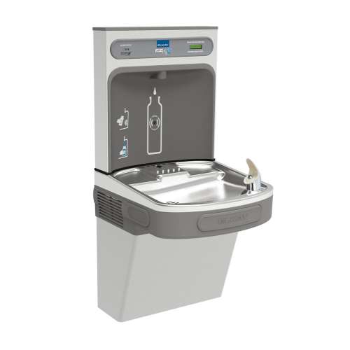 Ezh2O Bottle Filling Station With Single Ada Cooler Filtered Refrigerated Stainless 220V, LZS8WSS3K