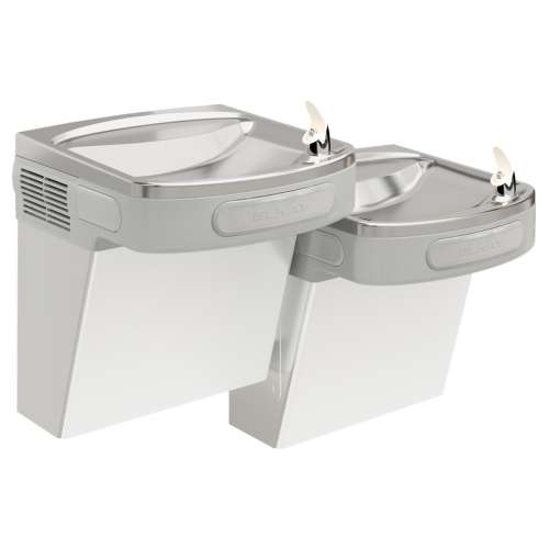 Wall Mount Versatile Bi-Level Ada Cooler Filtered Non-Refrigerated Stainless, LZSTLDDSC