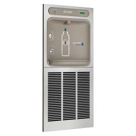 Ezh2O In-Wall Bottle Filling Station High Efficiency Filtered Refrigerated Stainless, LZWSGRN8K