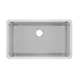 Stainless Steel 30" X 18" X 5-1/2" Undermount Single Bowl Brushed Satin 18 Gauge Sink 10 Pk, MFD116-10
