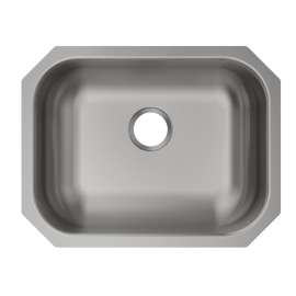 Stainless Steel Sink 23-1/2" X 18-1/4" X 5-1/2" Undermount Single Bowl 20 Gauge Pack Of 10, MFV109-10