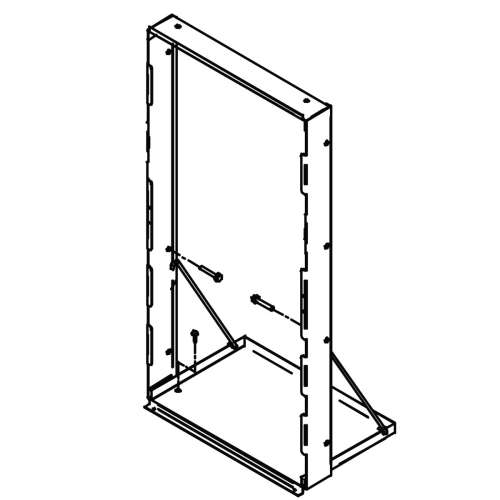 Mounting Frame For Single-Station In-Wall Refrigerated Bottle Filling Stations, MFWS100