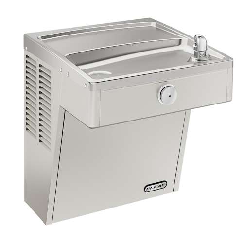 Wall Mount Vandal Resistant Ada Cooler Non-Filtered Refrigerated Stainless, VRC8S
