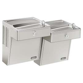Wall Mount Vandal Resistant Bi-Level Ada Cooler Non-Filtered Refrigerated Stainless, VRCTL8SC