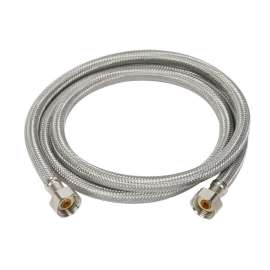 Braided Stainless Steel 4-ft Faucet Connector