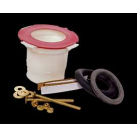 4-in Toilet Wax-Free Ring Kit