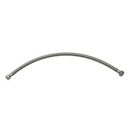 Braided Stainless Steel 30 -in Faucet Connector with 1/2-in Female Compression Thread x 1/2-in I.P. Female Straight Thread